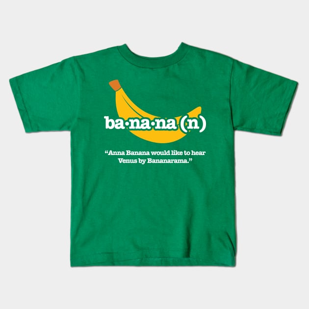 Psych - Banana Kids T-Shirt by erinpriest